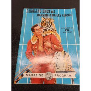 1966 Ringling Bros & Barnum & Bailey Circus Magazine Program 96th Seas. Souvenir